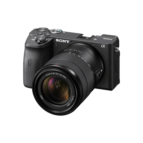 Sony α6600 24.2MP Mirrorless Digital Camera with 18-135mm F3.5-5.6 Wide Angle Mirrorless Lens ILCE6600M/B
