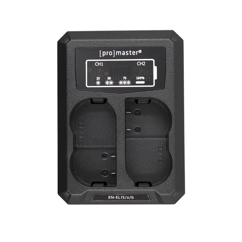 EN-EL15b Rechargeable Lithium Ion Battery Pack EN-EL15a Smart Slim USB Battery Charger for Nikon EN-EL15