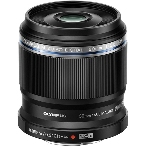 Olympus M.Zuiko Digital ED 30mm F3.5 Macro Wide Angle Prime Close Up Micro Four Thirds Lens V312040BU000