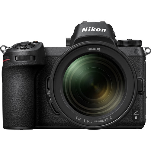 Nikon Z6 Mirrorless Digital Camera with 24-70mm F4 S Wide Angle Zoom Mirrorless Lens 1598