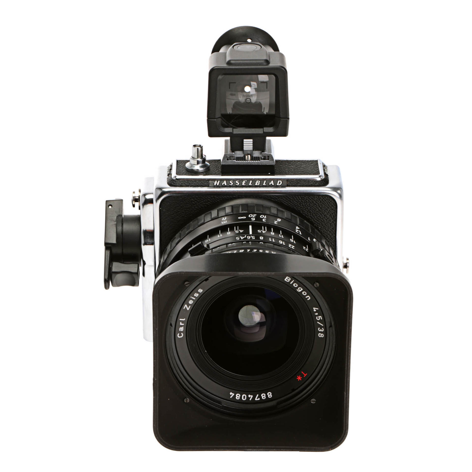 Hasselblad 905SWC Ultra Wide Medium Format Film Camera with Carl Zeiss 38mm F4.5 T* Distagon Lens and Viewfinder