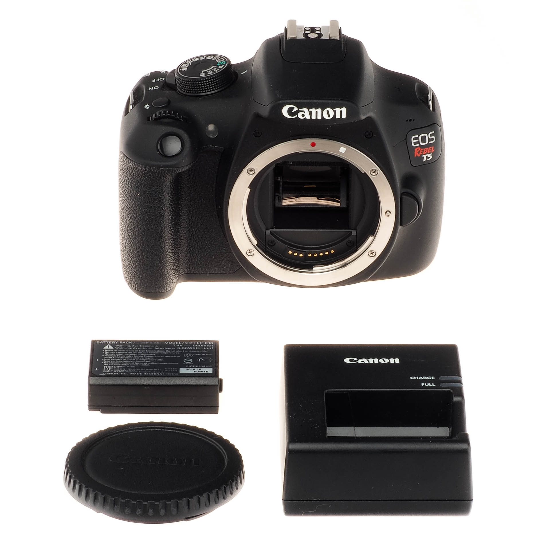 Oppervlakkig Rauw Nieuwsgierigheid Buy Canon EOS Rebel T5 18.0 MP Digital SLR Camera Body - National Camera  Exchange