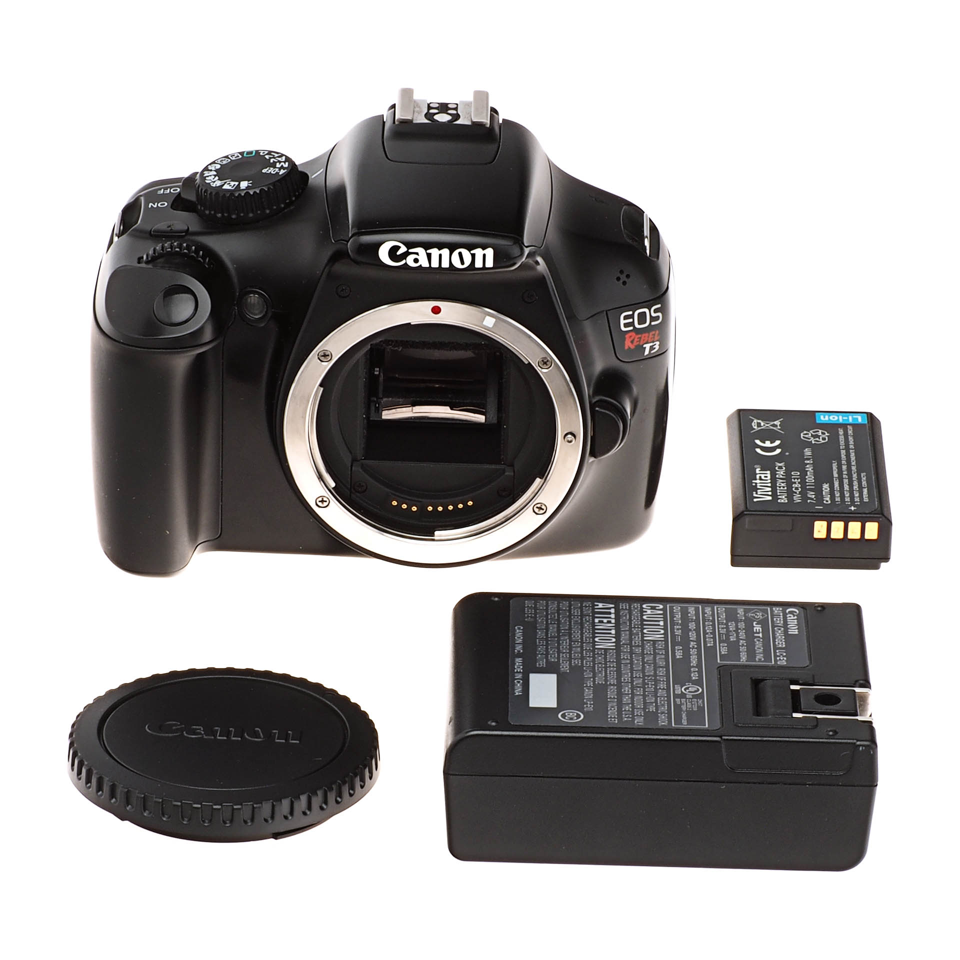 Hilarisch Boos worden rustig aan Buy Canon EOS Rebel T3 12.0 MP Digital SLR Camera Body - National Camera  Exchange
