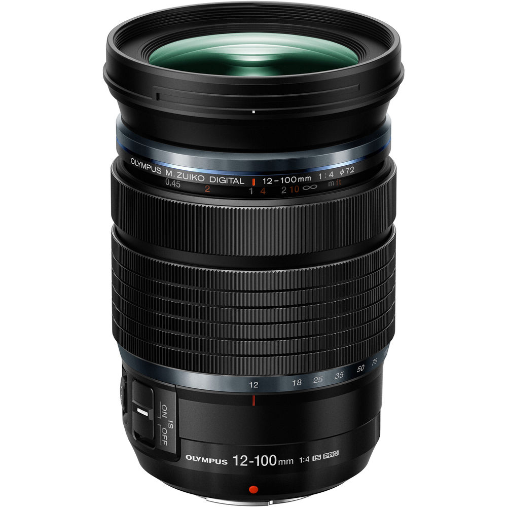 Olympus M.Zuiko Digital ED 12-100mm F4 IS PRO Wide Angle Zoom Mirrorless Lens V314080BU000