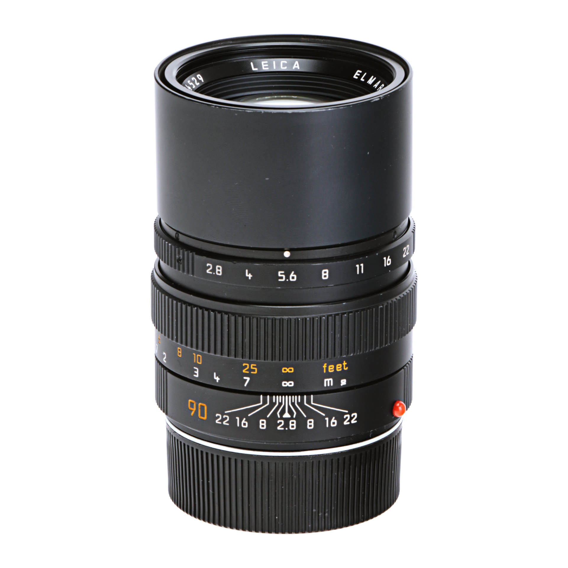 Buy Leica Leitz M 90mm F2.8 Elmarit Telephoto Rangefinder Lens Black 11807  - National Camera Exchange